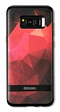 DZGOGO Samsung Galaxy S8 Silikon Kenarl Krmz Rubber Klf