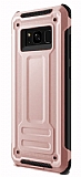 Eiroo Screwed Power Samsung Galaxy Note 8 Ultra Koruma Rose Gold Klf
