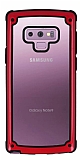 Samsung Galaxy Note 9 Jelly Bumper effaf Ultra Koruma Krmz Klf