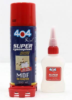 404 Cyanoplast Aktivatör Hızlı Yapıştırıcı 200 ml + 30 Gram - 2