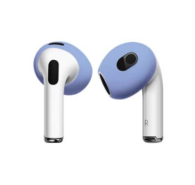 AirPods 3.Nesil Kulaklık Ucu Mavi Silikon Kılıf - 1