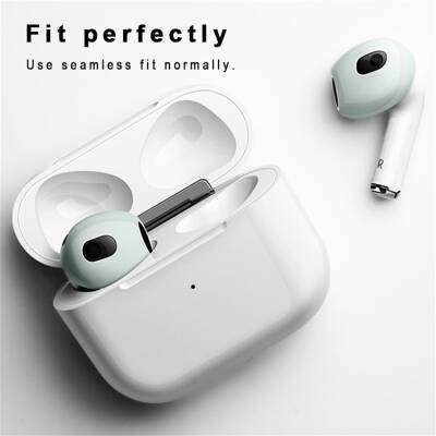 AirPods 3.Nesil Kulaklık Ucu Mavi Silikon Kılıf - 2