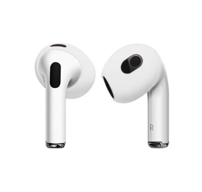 AirPods 3.Nesil Kulaklık Ucu Şeffaf Silikon Kılıf - 1