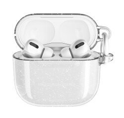 AirPods 4 Simli Parlak Silikon Kılıf - 5