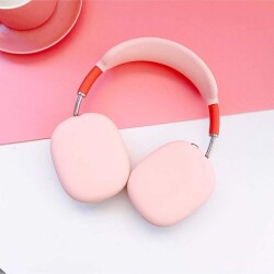 AirPods Max Pembe Silikon Kılıf - 2