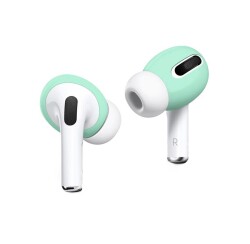 AirPods Pro Kulaklık Ucu Turkuaz Silikon Kılıf - 1