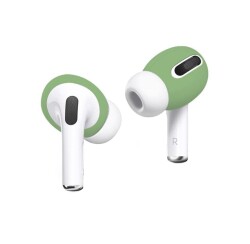 AirPods Pro Kulaklık Ucu Yeşil Silikon Kılıf - 1