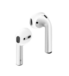 AirPods / AirPods 2 Kulaklık Ucu Beyaz Silikon Kılıf - 1