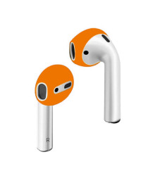 AirPods / AirPods 2 Kulaklık Ucu Turuncu Silikon Kılıf - 1