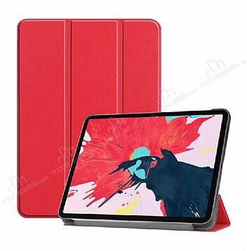 Apple iPad Pro 12.9 2020 Slim Cover Kırmızı Kılıf - 1