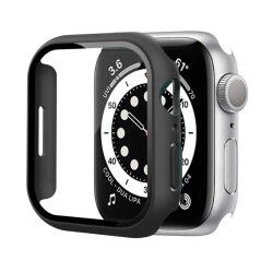 Apple Watch 7 Siyah Çerçeveli Siyah Kılıf 41mm - 1