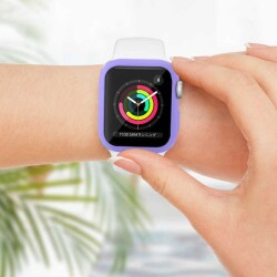 Apple Watch 7 Siyah Çerçeveli Siyah Kılıf 41mm - 8