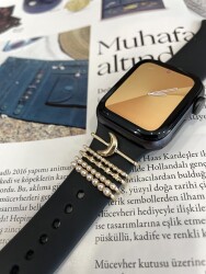 Apple Watch Kordon Aksesuarı Ay İncili Charm Seti - 5