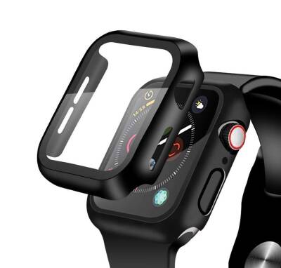 Apple Watch Siyah Cam Kılıf ( 38 mm ) - 1