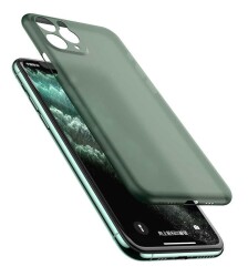 Benks Lollipop iPhone 11 Pro Ultra İnce Yeşil Rubber Kılıf - 1