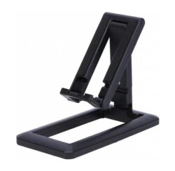 Bracket Ayarlanabilir Katlanabilir Siyah Telefon ve Tablet Standı - 1