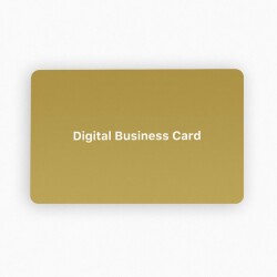 Business Card Dijital Gold Kartvizit - 3