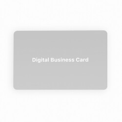 Business Card Dijital Silver Kartvizit - 8