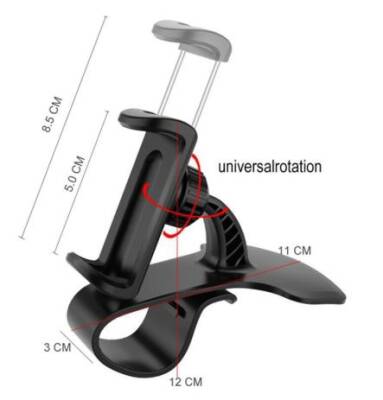 Cortrea Drive Mini Ayarlanabilir Telefon Tutucu - 6