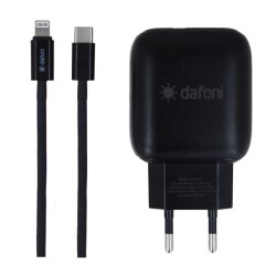 Dafoni 18W PD USB-C to Lightning Hızlı Şarj Aleti Seti 1m - 1