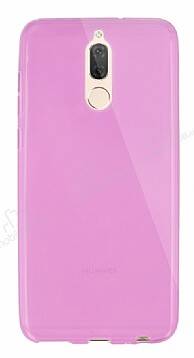 Dafoni Aircraft Huawei Mate 10 Lite Ultra İnce Şeffaf Pembe Silikon Kılıf - 1