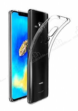 Dafoni Aircraft Huawei Mate 20 Pro Ultra İnce Şeffaf Silikon Kılıf - 1