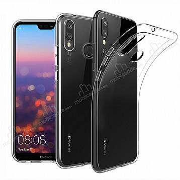 Dafoni Aircraft Huawei P20 Lite Ultra İnce Şeffaf Silikon Kılıf - 1