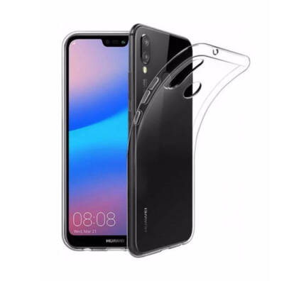 Dafoni Aircraft Huawei P20 Lite Ultra İnce Şeffaf Silikon Kılıf - 1