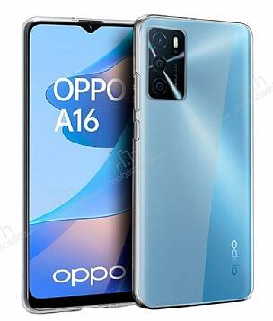 Dafoni Aircraft Oppo A16 Ultra İnce Şeffaf Silikon Kılıf - 1