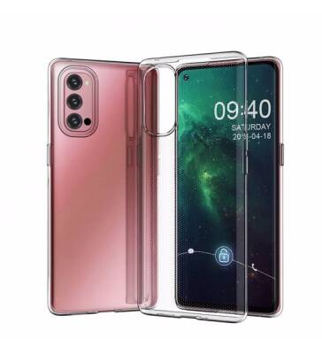 Dafoni Aircraft Oppo Reno4 Pro Ultra İnce Şeffaf Silikon Kılıf - 1