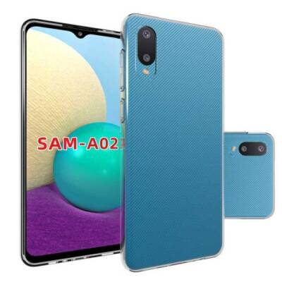 Dafoni Aircraft Samsung Galaxy A02 Ultra İnce Şeffaf Silikon Kılıf - 1