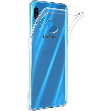 Dafoni Aircraft Samsung Galaxy A10 Ultra İnce Şeffaf Silikon Kılıf - 1