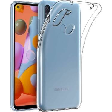 Dafoni Aircraft Samsung Galaxy A11 Ultra İnce Şeffaf Silikon Kılıf - 1