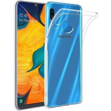 Dafoni Aircraft Samsung Galaxy A20e Ultra İnce Şeffaf Silikon Kılıf - 1