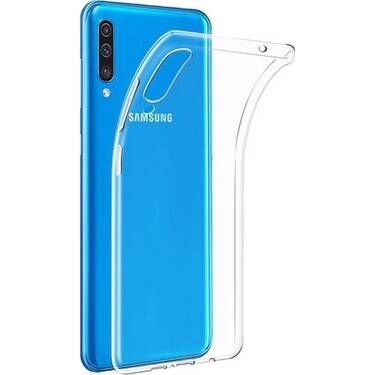 Dafoni Aircraft Samsung Galaxy A50 Ultra İnce Şeffaf Silikon Kılıf - 1