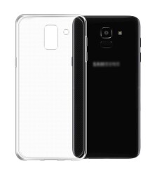 Dafoni Aircraft Samsung Galaxy J6 Plus Ultra İnce Şeffaf Silikon Kılıf - 1