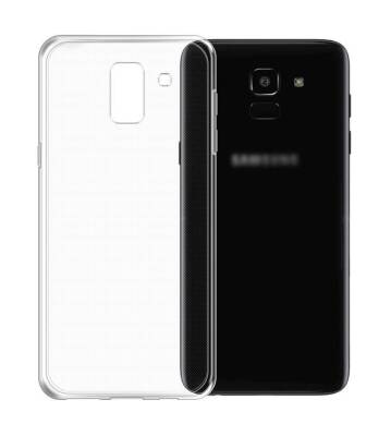 Dafoni Aircraft Samsung Galaxy J6 Plus Ultra İnce Şeffaf Silikon Kılıf - 1