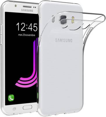 Dafoni Aircraft Samsung Galaxy J7 2016 Ultra İnce Şeffaf Silikon Kılıf - 1