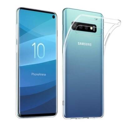 Dafoni Aircraft Samsung Galaxy S10 Plus Ultra İnce Şeffaf Silikon Kılıf - 1