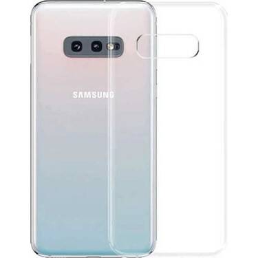 Dafoni Aircraft Samsung Galaxy S10e Ultra İnce Şeffaf Silikon Kılıf - 1