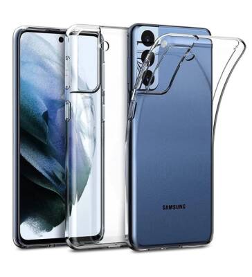 Dafoni Aircraft Samsung Galaxy S22 Plus 5G Şeffaf Ultra İnce Silikon Kılıf - 1