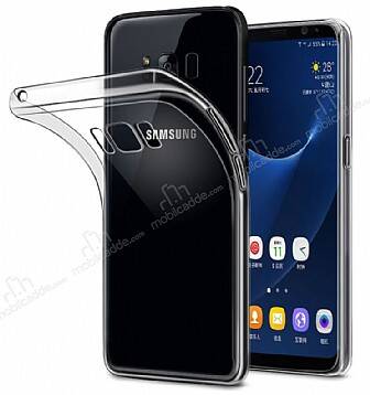 Dafoni Aircraft Samsung Galaxy S8 Plus Ultra İnce Şeffaf Silikon Kılıf - 1