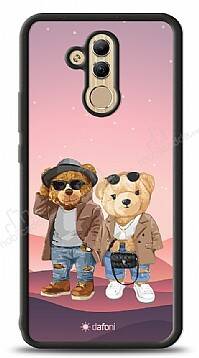 Dafoni Art Huawei Mate 20 Lite Cool Couple Teddy Kılıf - 1