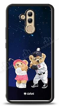 Dafoni Art Huawei Mate 20 Lite Sporty Couple Teddy Kılıf - 1