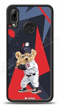 Dafoni Art Huawei P Smart 2019 Baseball Bear Kılıf - 1