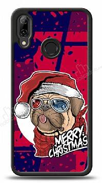 Dafoni Art Huawei P Smart 2019 Christmas Pug Kılıf - 1