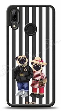 Dafoni Art Huawei P Smart 2019 Cool Pugs Kılıf - 1