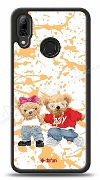 Dafoni Art Huawei P Smart 2019 Style Couple Teddy Kılıf - 1