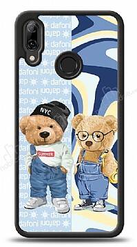 Dafoni Art Huawei P Smart 2019 Summer Couple Teddy Kılıf - 1