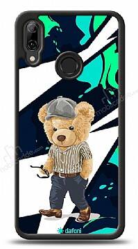 Dafoni Art Huawei P Smart 2019 Thoughtful Teddy Bear Kılıf - 1